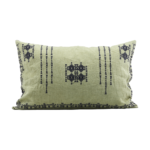 House Doctor - Pillowcase, Inka, Green, l: 40 cm, w: cm +Pillow stuffing, 40x60 cm, 640 g