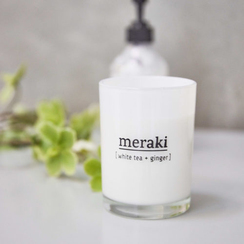 Meraki - Doftljus White tea & ginger