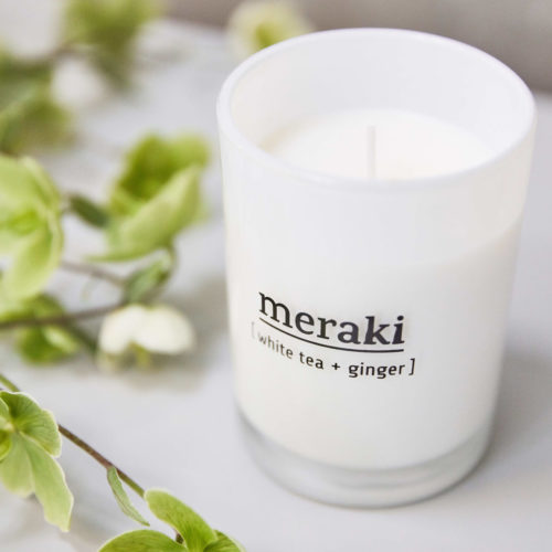 Meraki - Doftljus White tea & ginger
