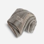 Lovely Linen - Grå / Natural Wool Pläd 140x220