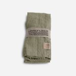 Lovely Linen - Servett Lovely Avocado 45x45 4-pack