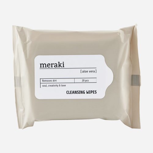 Meraki - Refreshing wipes, Aloe vera, Pack of 20 p