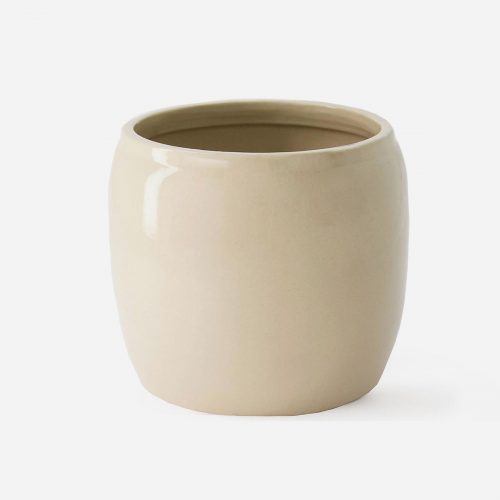 Ernst - Kruka glaserad keramik d19,5 h18 beige