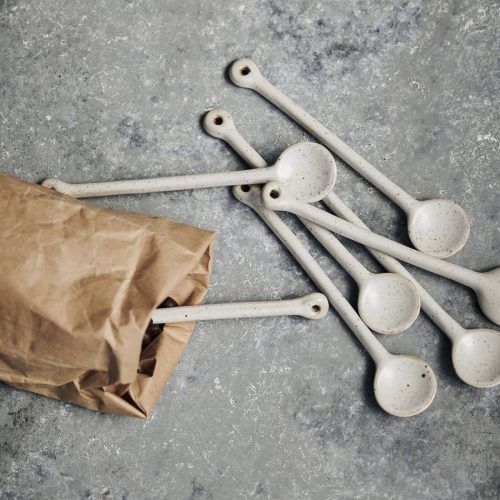 House Doctor - Spoon, Pion, Grey/White