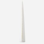 ester & erik - Calender Cone Candles, White 34 cm