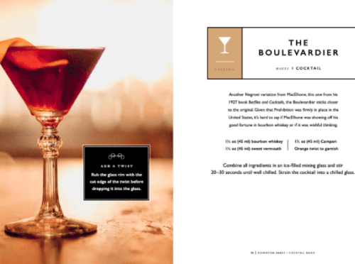 New Mags - Downton Abbey Cocktail Book