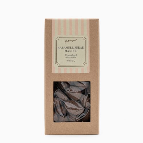 Sockerbageriet - PREMIUM Karamelliserad mandel mörk choklad 100g