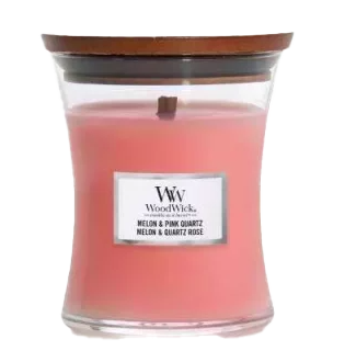 WoodWick - WW Medium - Melon & Pink Quartz