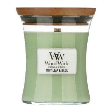 WoodWick - WW Medium - Mint Leaf & Basil