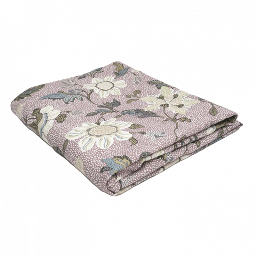 Ceannis - Table Cloth 145x250cm Dusty Pink Flower Linen