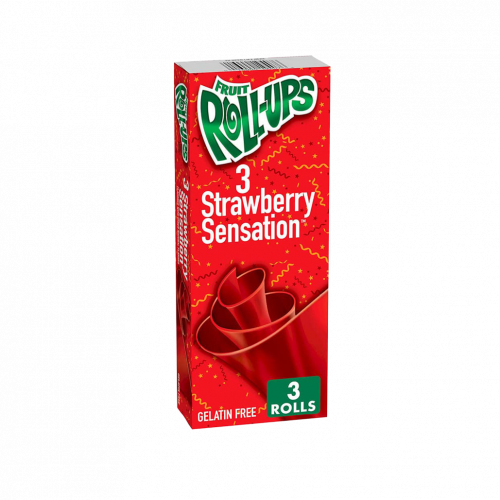 Populärt på TikTok - Fruit Roll-Ups Strawberry Sensation 42g