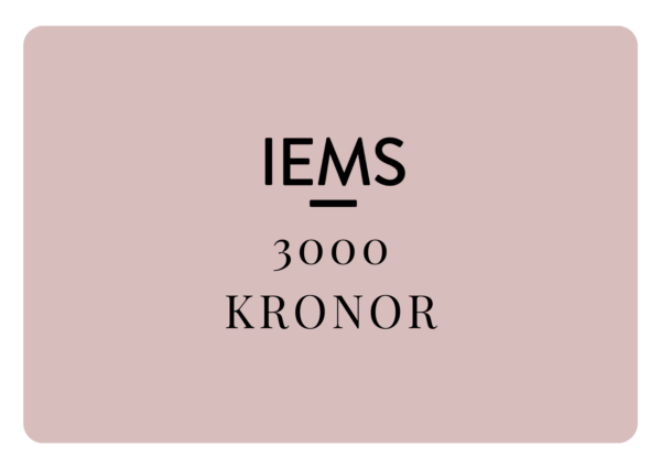 Presentkort 3000kr