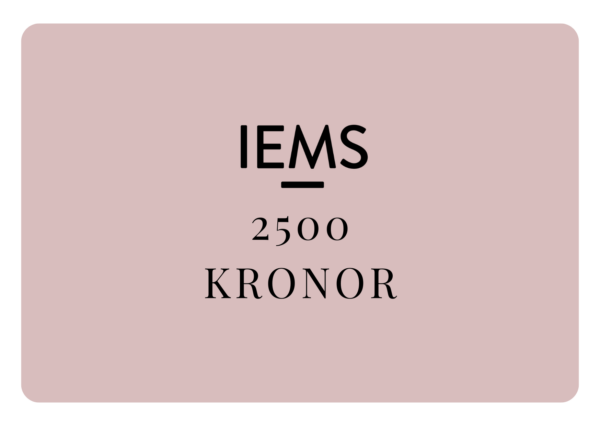 Presentkort 2500kr